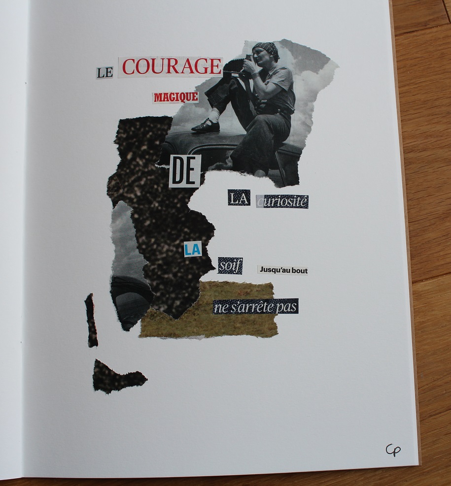 Le courage magique de la curiosité - Collage 21x29,7cm - Télérama n°3465